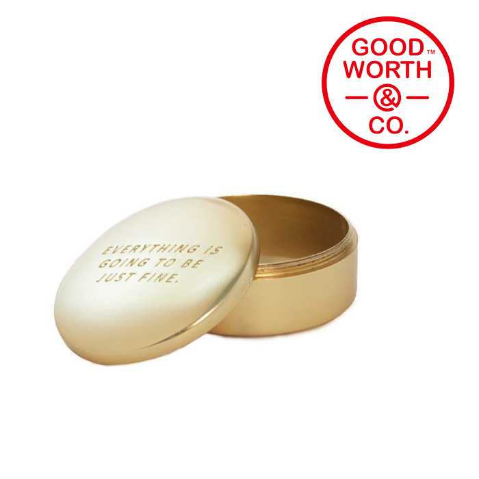 GOOD WORTH (グッドワース) & CO. 　 BRASS STASH CASE　【2019SUMMER COLLECTION】　