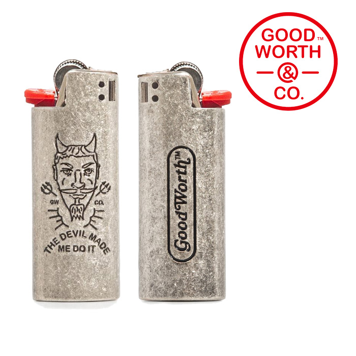 GOOD WORTH (グッドワース) & CO. 　 DEVIL MADE ME DO IT LIGHTER CASE - SMALL　【ライターケース】【Bic J25】　