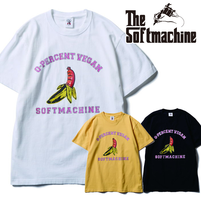 SOFTMACHINE (ソフトマシーン)　 DISGUISE-T(T-SHIRTS)　【Tシャツ】【ホワイト ブラック タトゥー】【2026 SUMMER VACATION 先行予