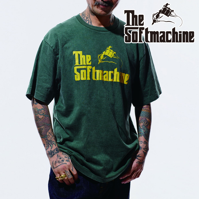 SOFTMACHINE (ソフトマシーン)　 GOD FADE-T(T-SHIRTS)　【Tシャツ】【ブラック ネイビー タトゥー】【2026 SUMMER VACATION 先行予