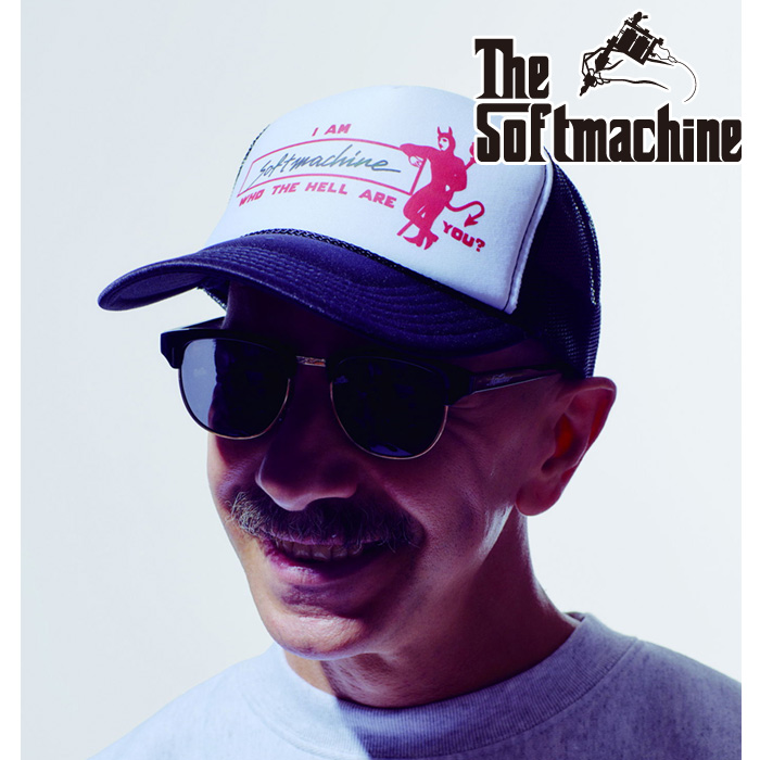 SOFTMACHINE (ソフトマシーン)　INTRODUCTION CAP　【メッシュキャップ】【ブラック レッド タトゥー】【2026 SPRING & SUMMER 新作