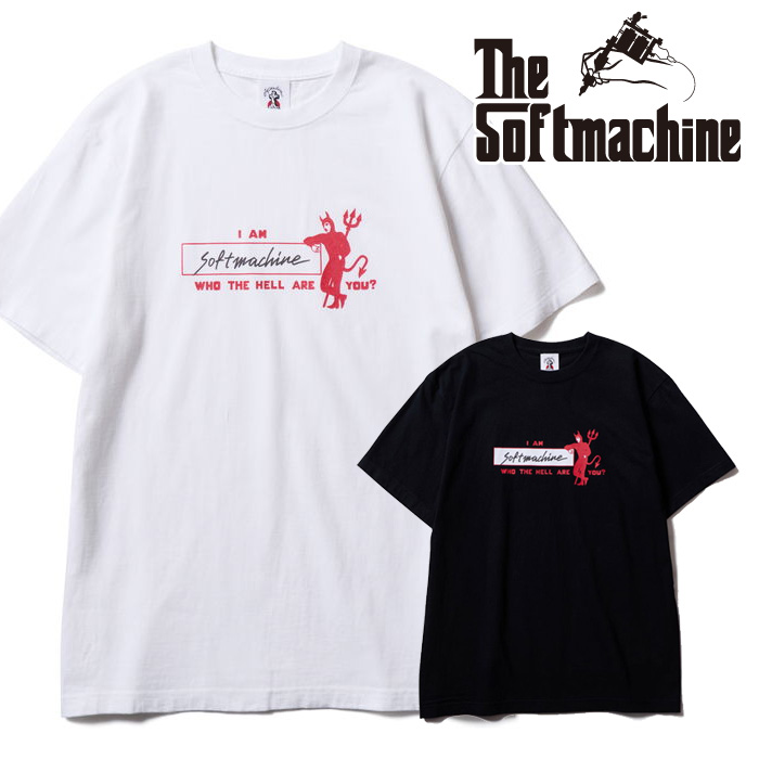 SOFTMACHINE (ソフトマシーン)　INTRODUCTION-T　【Tシャツ】【ホワイト ブラック タトゥー】【2026 SPRING & SUMMER 新作】