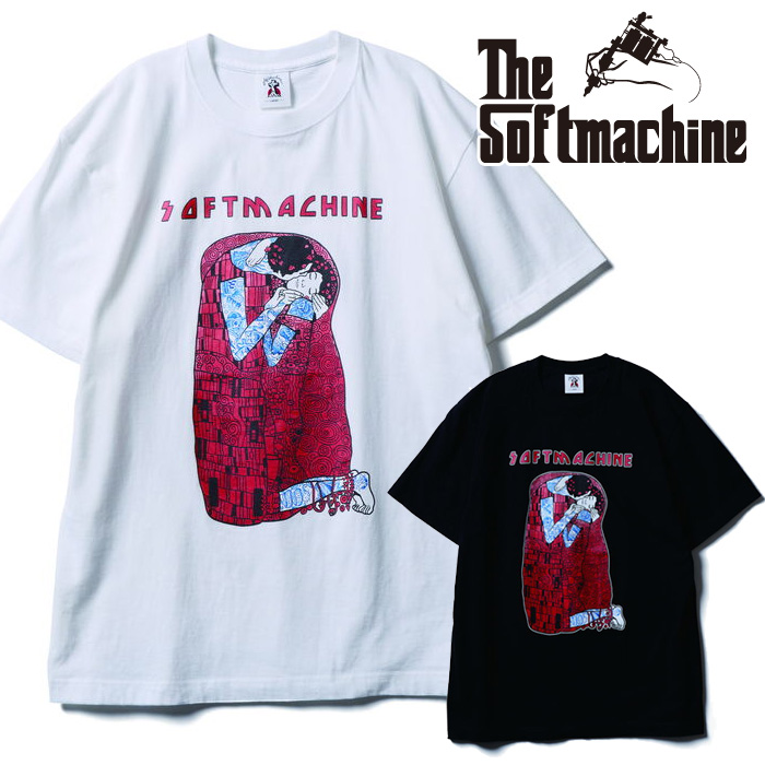 SOFTMACHINE (ソフトマシーン)　  LOVERS-T(T-SHIRTS)　【Tシャツ】【ホワイト ブラック タトゥー】【2026 SUMMER VACATION 先行予約