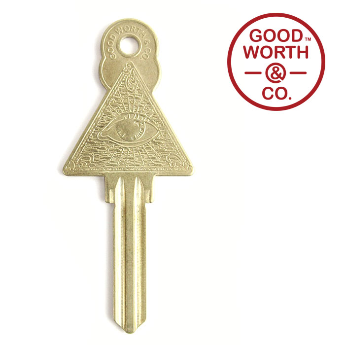 GOOD WORTH (グッドワース) & CO. 　 SEEING EYE KEY　【MIWA製U9(ユーナイン)】　