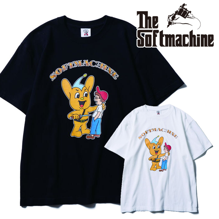 SOFTMACHINE (ソフトマシーン)　 SHAKE DOWN-T　【Tシャツ】【ホワイト ブラック タトゥー】【2026 AUTUMN&WINTER 先行予約】【予約