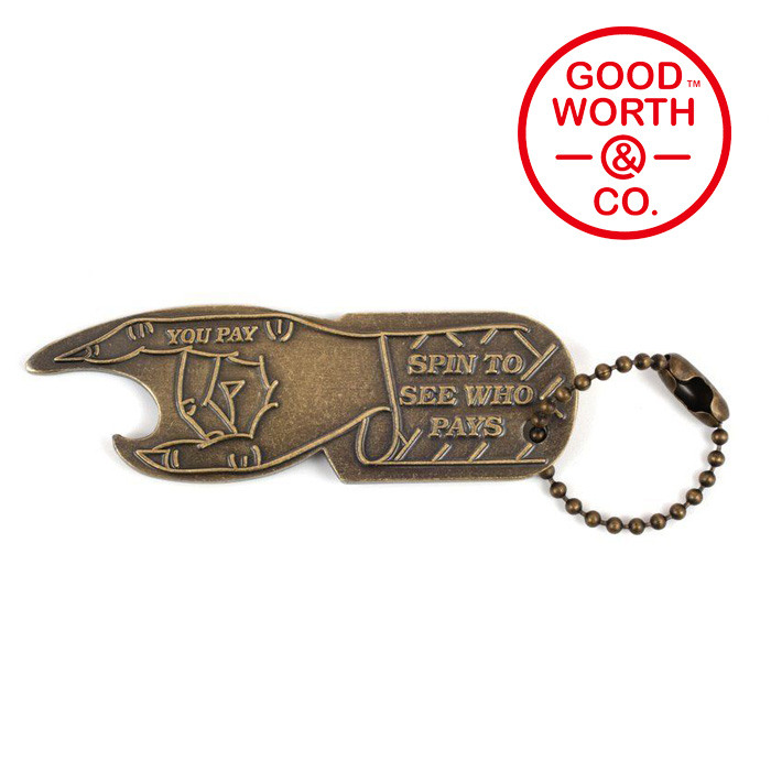 GOOD WORTH (グッドワース) & CO. 　 SPINNER BOTTLE OPENER　【2019SUMMER COLLECTION】　