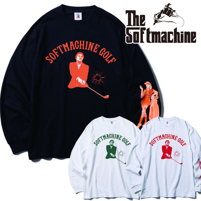 SOFTMACHINE (ソフトマシーン)　 SWING L/S　【Tシャツ 長袖】【ホワイト ブラック グレー タトゥー】【2026 AUTUMN&WINTER 先行予約