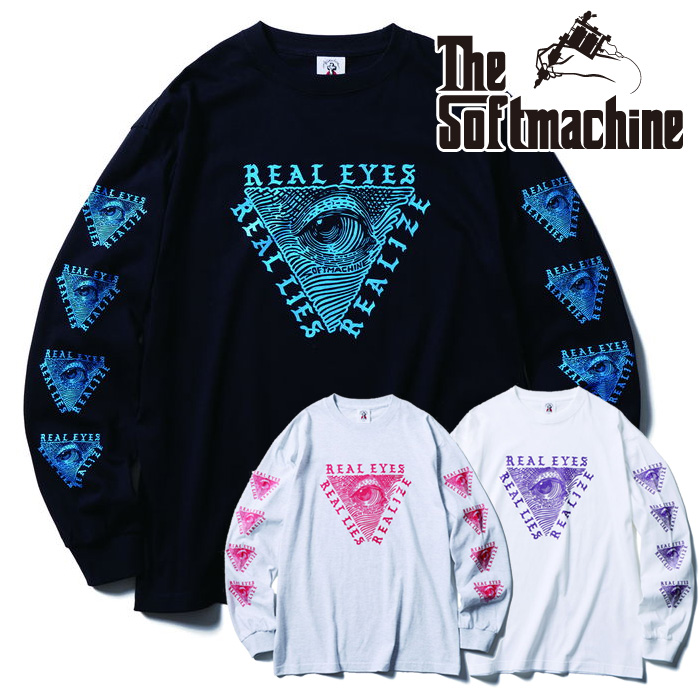 SOFTMACHINE (ソフトマシーン)　THIRD EYE L/S　【Tシャツ 長袖】【ホワイト ブラック グレー タトゥー】【2026 AUTUMN&WINTER 先行