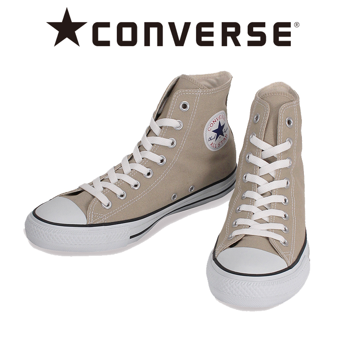 CONVERSE (コンバース)　 CANVAS ALL STAR COLORS HI (BEIGE)　【キャンバス オールスター カラーズハイ ベージュ】【チャック・テイ