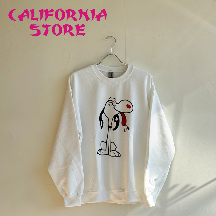 CALIFORNIA STORE(カリフォルニアストア)　 69 dog SWEAT 　 【クルーネックスウェット】【 生刷り】