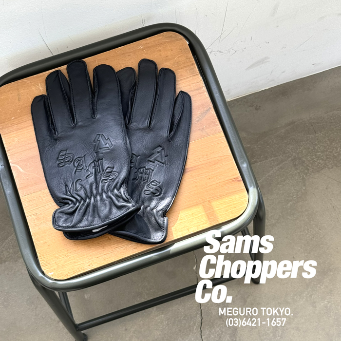SAMS MOTORCYCLE (サムズモーターサイクル)　LEATHER GLOVE　【レザーグローブ】【ブラック】