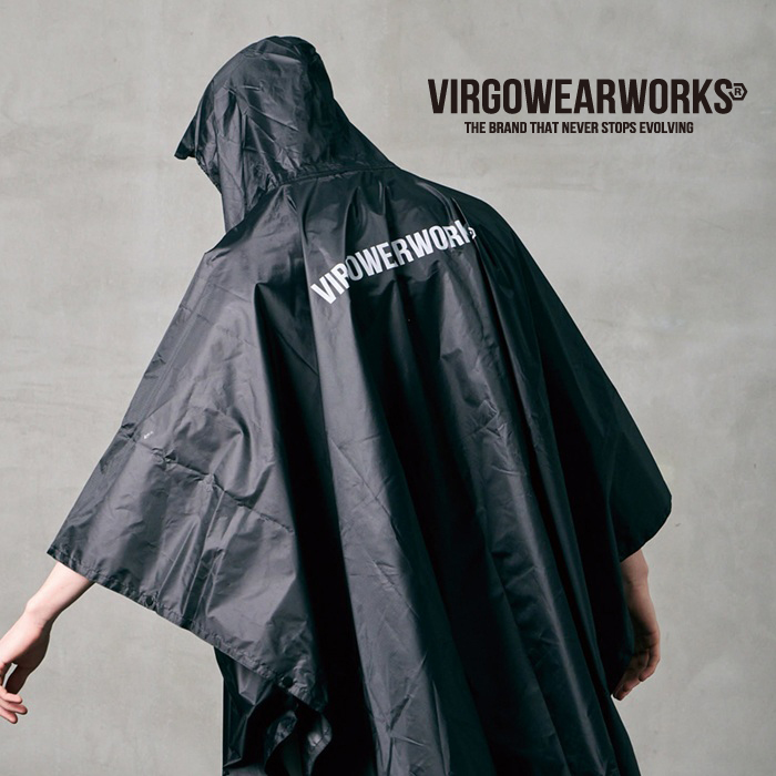 VIRGOwearworks (ヴァルゴウェアワークス)  　STORM SHELTER PONCHO　【ポンチョ】【VG-GD-825】【2026 SPRING&SUMMER 先行予約】【