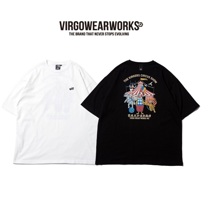 VIRGOwearworks (ヴァルゴウェアワークス)  　VGW Circus Wide Tee　【Tシャツ 半袖】【VG-SSPT-271】【2026 Summer Spot Collection
