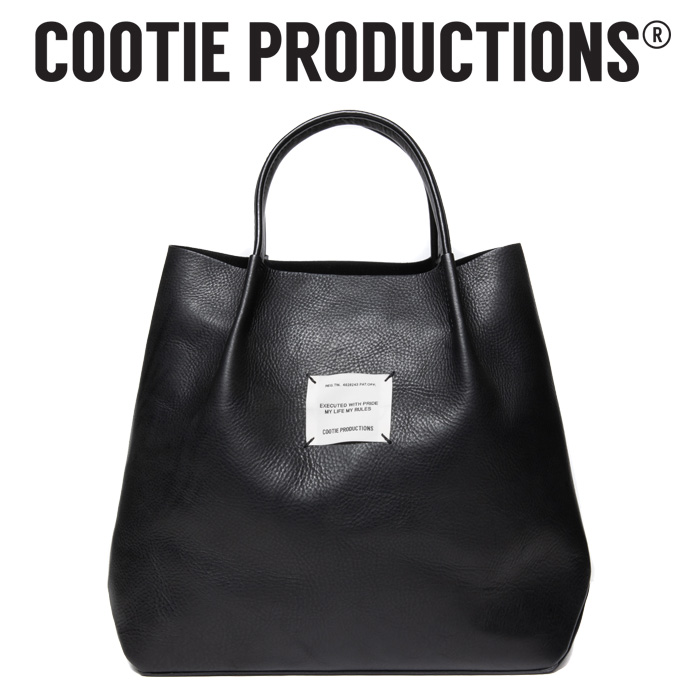 COOTIE(クーティー)  Leather Tote Bag 　【CC-206】【レザー トートバック】