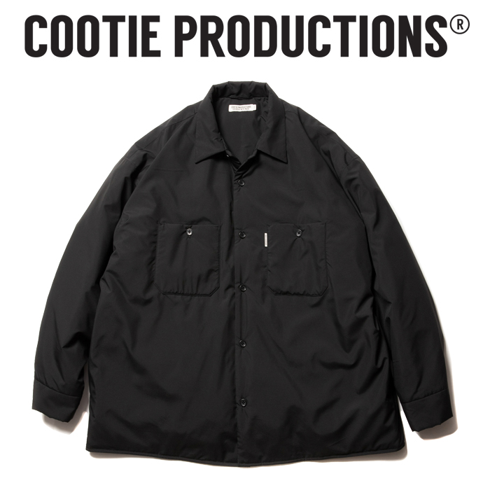 COOTIE クーティー ワイドシルエット ワークシャツジャケット BLACK L