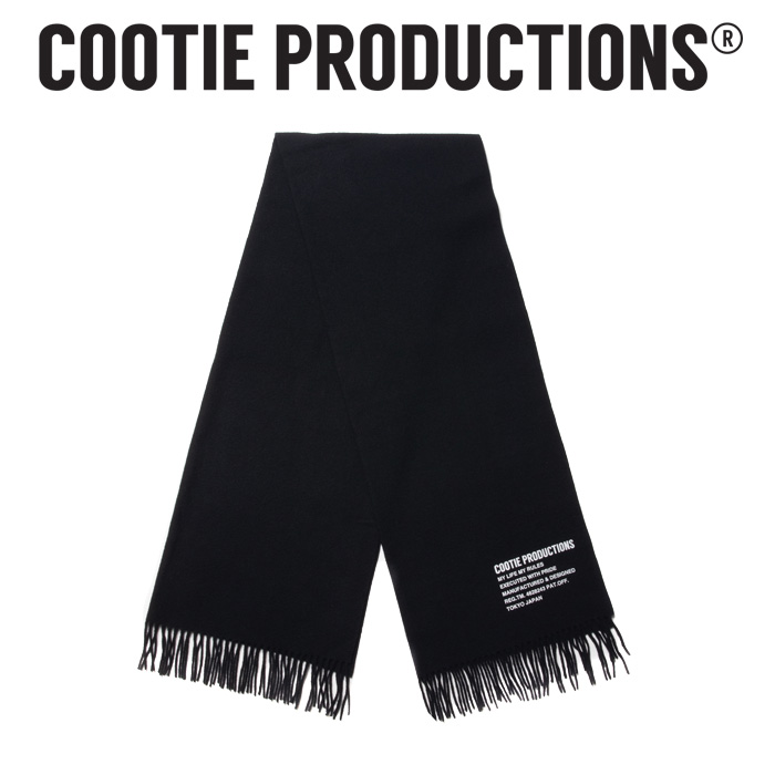COOTIE(クーティー) 　 Wide Wool Stole 　【マフラー ストール】【CTE-22A529】【COOTIE PRODUCTIONS クーティープロダクションズ】
