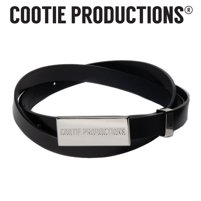 COOTIE (クーティー)  Leather Buckle Belt 　【レザーベルト】【ベルト】【CTE-22S514】【COOTIE PRODUCTIONS クーティープロダクシ
