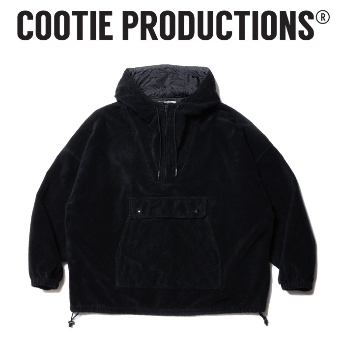 COOTIE (クーティー)　 Garment Dyed Cotton Boa Anorak Hoodie 　【ボア アノラック ジャケット】【COOTIE PRODUCTIONS クーティー