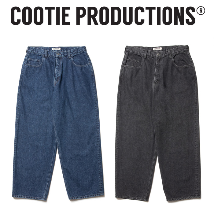 COOTIE(クーティー) 　 5 Pocket Baggy Denim Pants(Fade) 　【CTE-23S110】【デニム イージーパンツ】