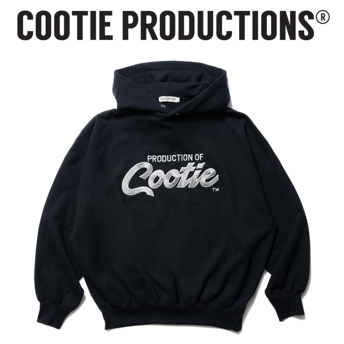 COOTIE (クーティー) 　 Embroidery Sweat Hoodie (PRODUCTION OF COOTIE) 　【CTE-23S338】【スウェット プルオーバーパーカー】【C