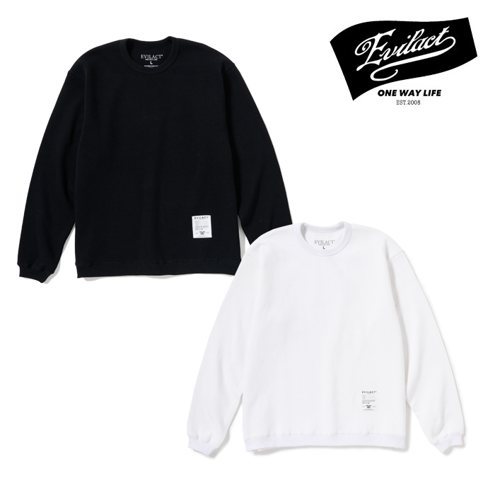 EVILACT (イーブルアクト)　WAFFLE LS　【ワッフルTシャツ 長袖】【EA26-ACT2-T02】【2026 AUTUMN/WINTER 新作】 　 インタープレイ