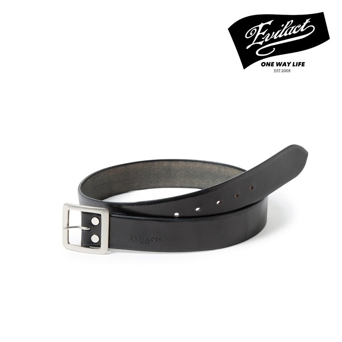EVILACT (イーブルアクト)　LEATHER BELT 45　【レザーベルト】【EA-AWK-A04】【2025 AUTUMN&WINTER新作】 　 インタープレイ INTERP