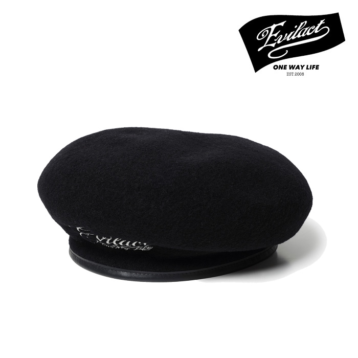 EVILACT (イーブルアクト)　WOOL BELET 25　【ベレー帽】【EA25-ACT2-C02】【2025 AUTUMN&WINTER 新作】 　 インタープレイ INTERPLA