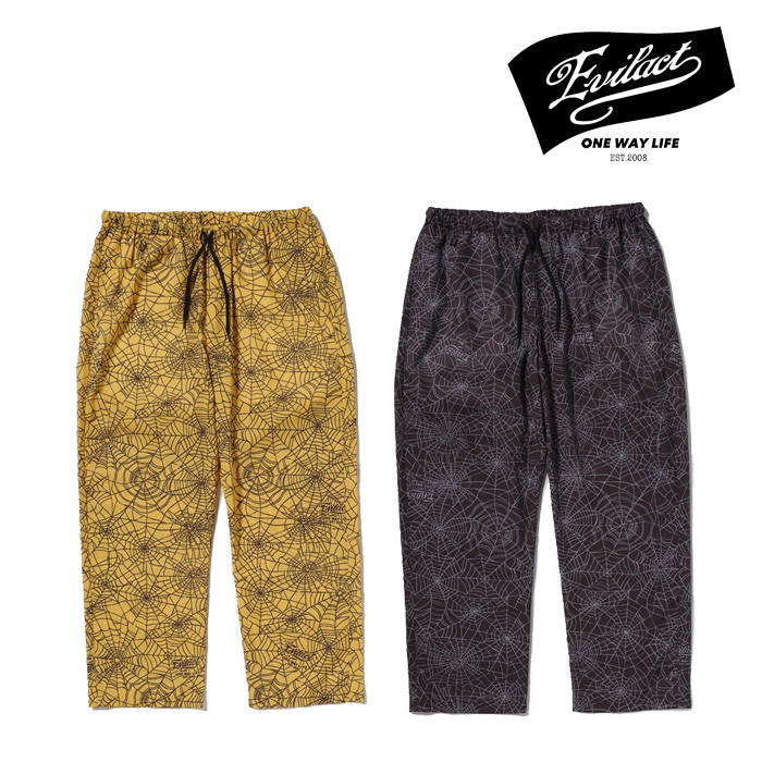 EVILACT (イーブルアクト)　SPIDERWEB EZ PANTS　【イージーパンツ】【EA26-ACT1-P05】【2026 SPRING/SUMMER 新作】 　 インタープレ
