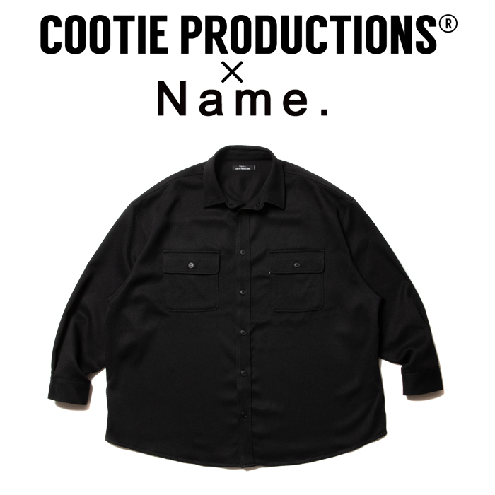 COOTIE PRODUCTIONS(クーティープロダクション)　  Polyester Kersey Error Fit CPO Shirts 　【COOTIE クーティー】【NMSH-CT22SS-0