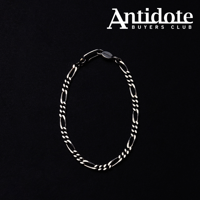 ANTIDOTE BUYERS CLUB(アンチドートバイヤーズクラブ)　Figaro Chain Bracelet　【RX-609-S】【フィガロチェーン ブレスレット】【送