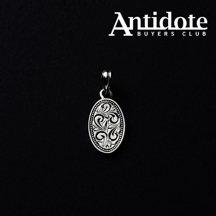 【再入荷】ANTIDOTE BUYERS CLUB(アンチドートバイヤーズクラブ)　Engraved Plate Pendant　【RX-908-S】【ペンダントトップ】【送料
