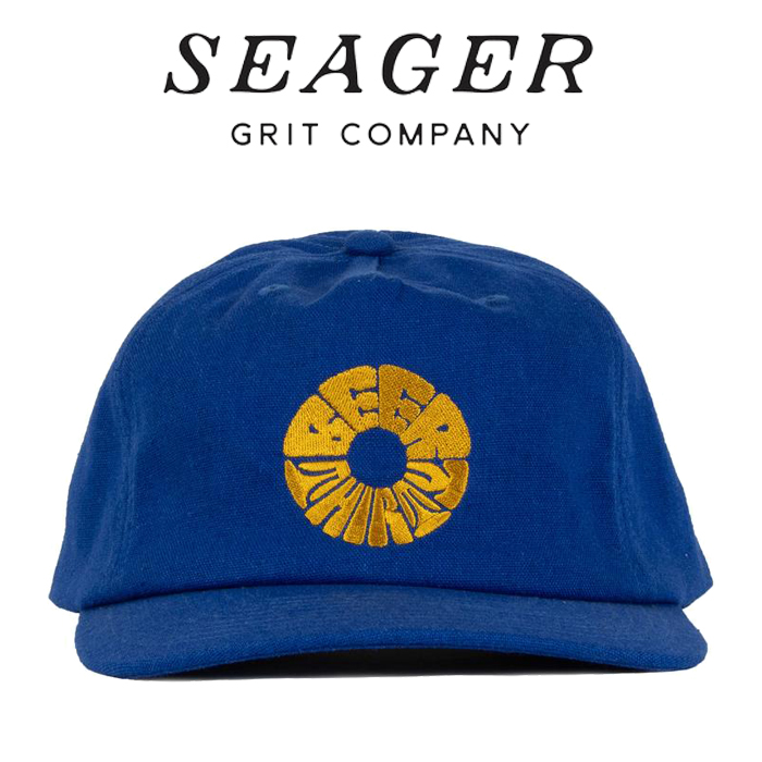 SEAGER(シーガー)　BEER:30 HEMP SNAPBACK ROYAL BLUE　【キャップ 帽子】【シーガー キャップ】【定番 人気 シンプル アウトドア サ