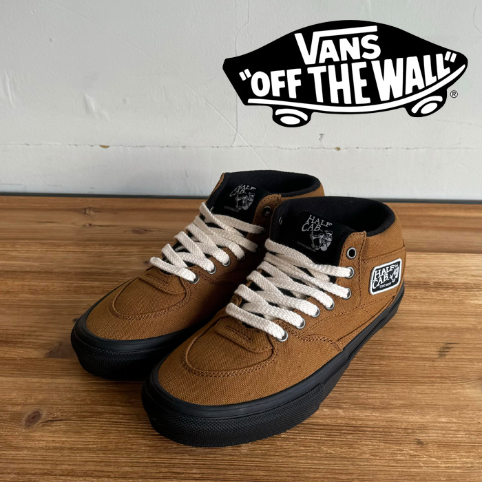 VANS バンズ ヴァンズ 　 SK HALF CAB (DUCK CANVAS)　 【ハーフキャブ スケート スニーカー】【おしゃれ シンプル 定番】【VN0007PG