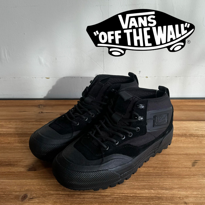 VANS バンズ ヴァンズ 　 MTE HALF CAB (BLACK)　 【ハーフキャブ スケート スニーカー】【おしゃれ シンプル 定番 GORE-TEX】【VN00