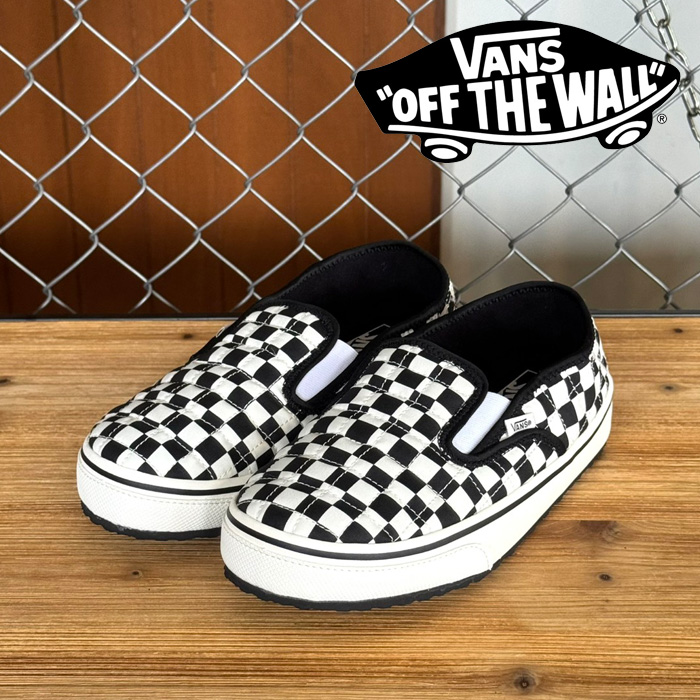 VANS バンズ ヴァンズ 　 SLIP-ER 2  (CHECKER)　【キルトスリッポン】【VN0A4UWOIB8】【インタープレイ INTERPLAY】