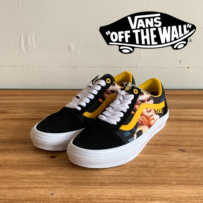 VANS バンズ ヴァンズ 　 SKATE OLD SKOOL BRUCE LEE BLK/YEL　【オールドスクール バンズ スニーカー】【ブルース・リー】【VN0A5FC