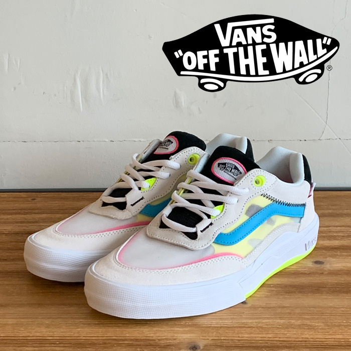 VANS バンズ ヴァンズ 　 WAYVEE NEON WHT/MULTI　 【スケート  スニーカー ウェイビー】【おしゃれ 】【VN0A5JIAWTM】【インタープ