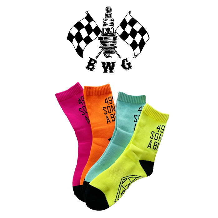 B.W.G　100% SOCKS 2024　【ソックス 靴下】【新作 即発送可能】【BLUCO ブルコ】　