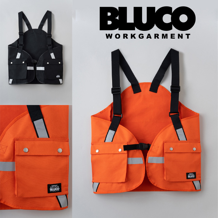 BLUCO (ブルコ)　 UTILITY VEST -Reflector-　【ベスト】【131-35-005】【お取り寄せ商品 キャンセル不可】【2023 SPRING&SUMMER】　