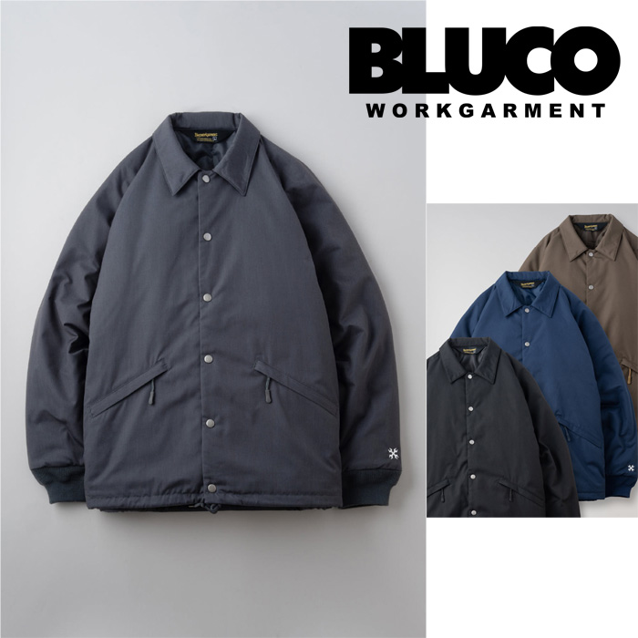 BLUCO (ブルコ)　QUILTING COACH JACKET　【コーチジャケット】【135-31-051】【お取り寄せ商品 キャンセル不可】【2023 FALL&WINTER
