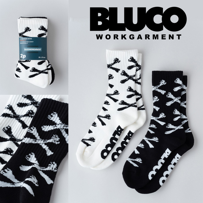 BLUCO (ブルコ)　2-PAC SOX -Bone-　【ソックス】【1411-3A14】【お取り寄せ商品 キャンセル不可】【2023 SPRING&SUMMER】　