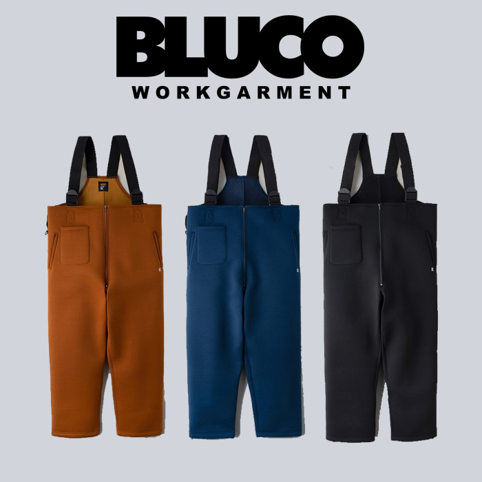 BLUCO (ブルコ)　BONDING KNIT OVERALL 　【オーバーオール】【145-43-002】【お取り寄せ商品 キャンセル不可】【2024 FALL EXHIBITI