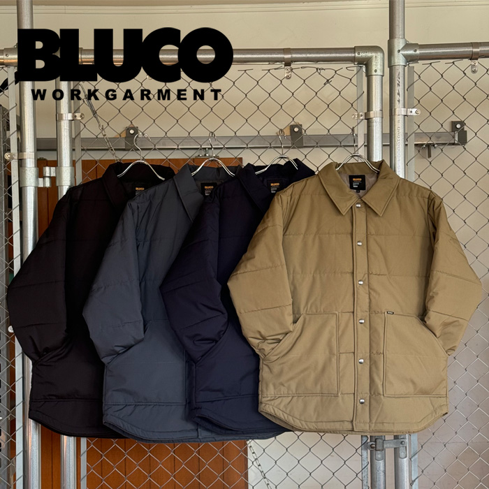 BLUCO (ブルコ)　WORKERS QUILTING JACKET　【ジャケット】【147-31-023】【2024 WINTER コレクション】【お取り寄せ キャンセル不可