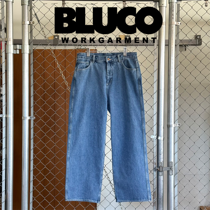 BLUCO (ブルコ)　ジャパンデニム ワイドパンツ　【デニムパンツ】【161-42-004】【2026　SPRING COLLECTION】【お取り寄せ キャンセ