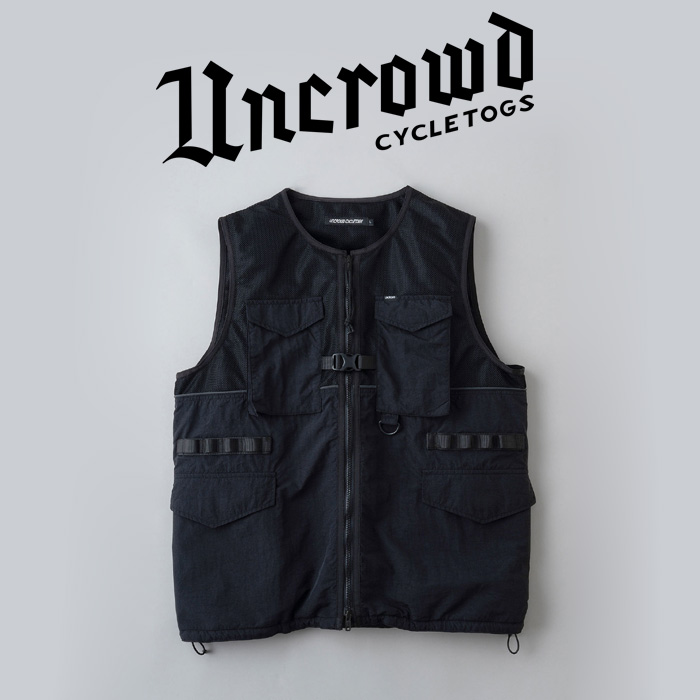 UNCROWD(アンクラウド)　MESH VEST　【ベスト】【2302-3A01】【お取り寄せ商品 キャンセル不可】【2023 SPRING&SUMMER】【BLUCO ブル