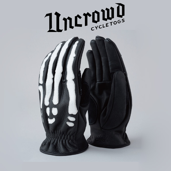UNCROWD(アンクラウド)　LEATHER BONE GLOVE 　【グローブ 手袋】【UC-110-022】【HATCHET METAL WORKS】【BLUCO ブルコ】【お取り寄