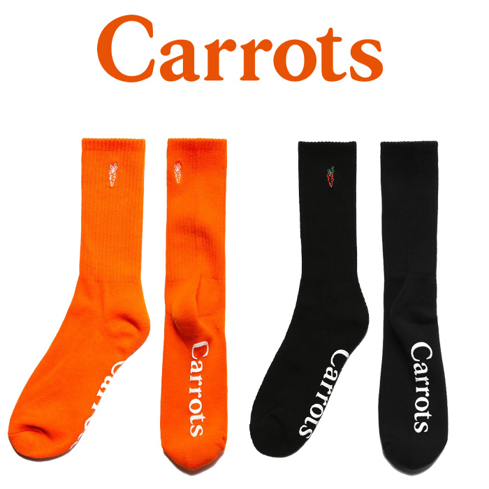 Carrots キャロッツ Carrots By Anwar Carrots Wordmark Crew Socks
