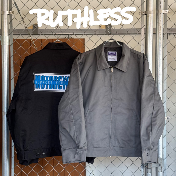 RUTHLESS (ルースレス)　 MOTORCYCLE MECHANIC JACKET 　【ジャケット】【MADE IN USAボディ】　