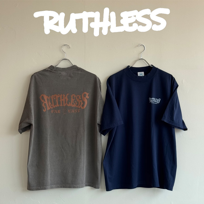 RUTHLESS (ルースレス)　R-Plaque S/S TEE　【Tシャツ 半袖】【THUNDER ALLEY TATTOO CLUB】　