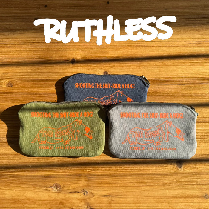 RUTHLESS (ルースレス)　"巣"Tiny mulch pouch　【ポーチ】【名古屋 Brownie 森製作所】